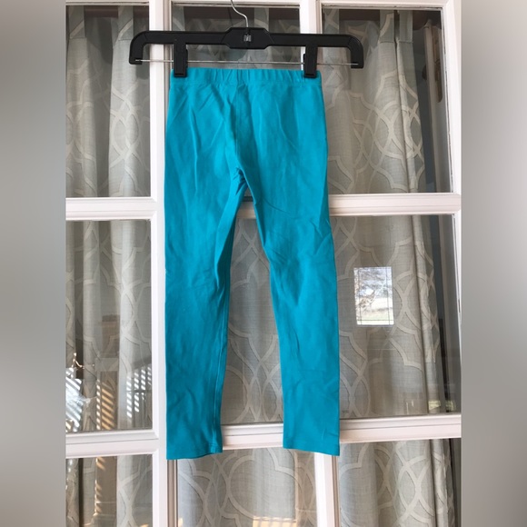 Osh Kosh size 6 turquoise blue leggings in EUC, no defects, pet-free smoke-free - Picture 2 of 3